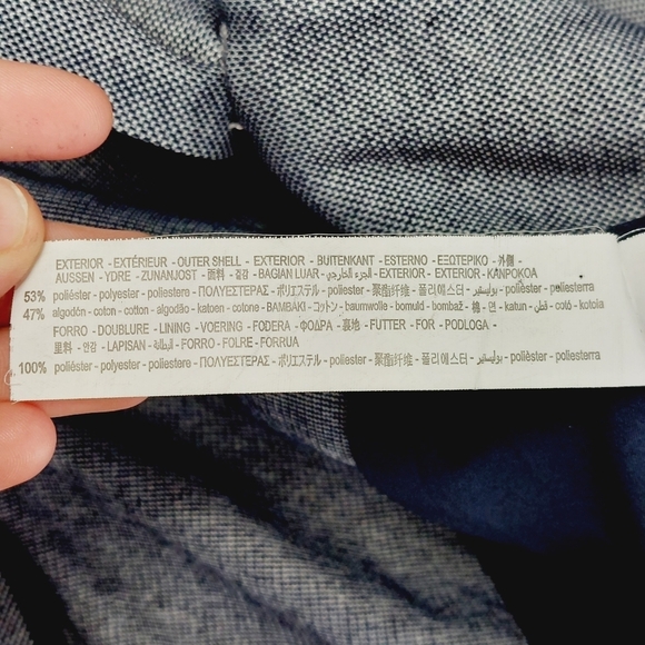 Zara Gray Polyester Long Sleeve Two Button Blazer 6117 - Picture 5 of 7